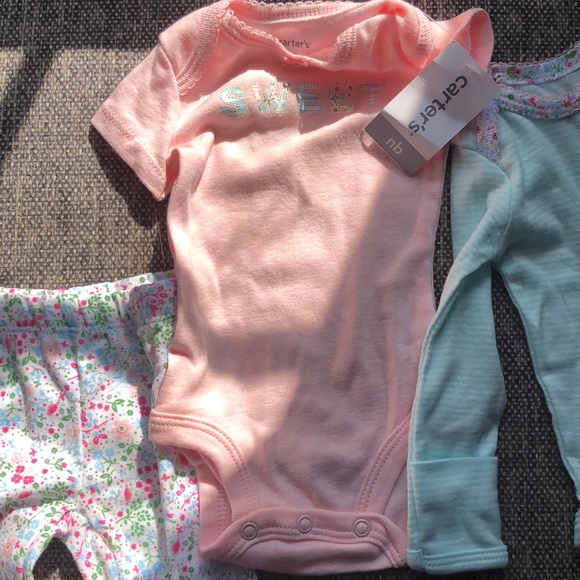 Carter's Other - Carters Newborn Onsie Pant Set 3 pieces